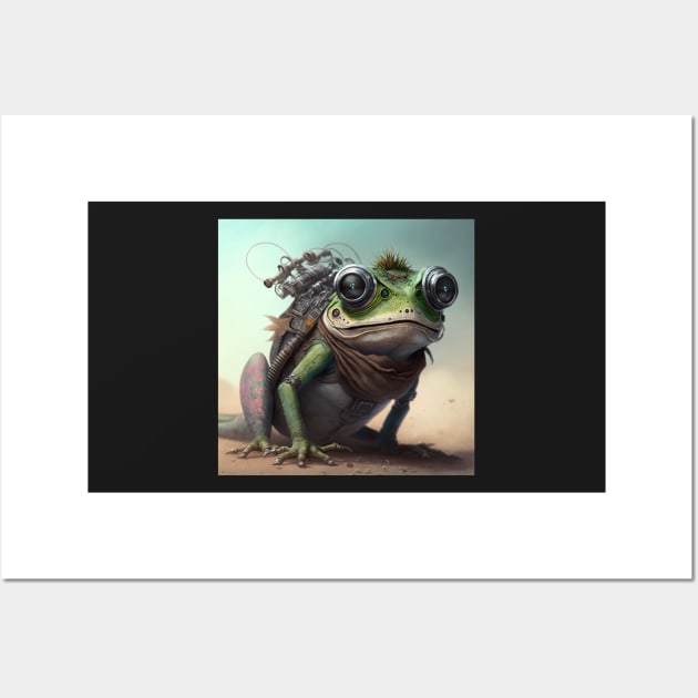 Frog Tech Blend Wall Art by WilbDigital